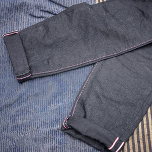 Momotaro 0405-B 15,7oz High Tapered Jeans – Black