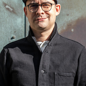 Momotaro 13oz Black Dobby Coverall