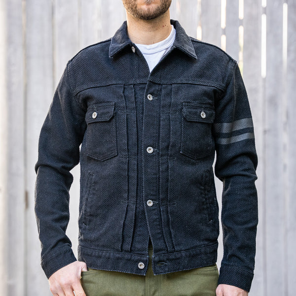 Momotaro 15oz Black Heavy Dobby Type II Jacket – Going to Battle