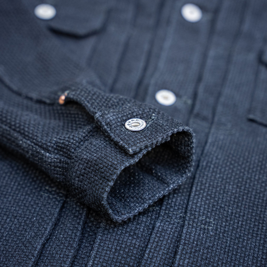 Momotaro 15oz Black Heavy Dobby Type II Jacket – Going to Battle