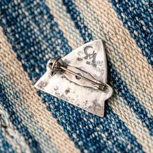 Munqa JAWS Newtive Turquoise Badge – 925 Sterling Silver