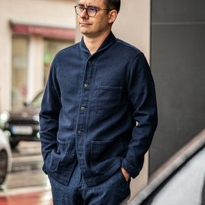 Momotaro 13oz Indigo Dobby Coverall