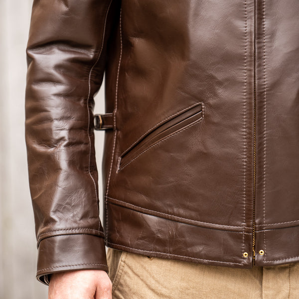 Orgueil OR-4222 Cossack Leather Jacket – Brown / Horsehide