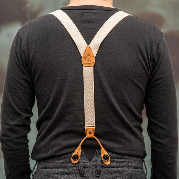 Orgueil 2-Way Suspenders - Beige