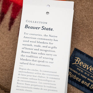 Pendleton Chief Joseph - Jacquard Blanket Robe / Khaki