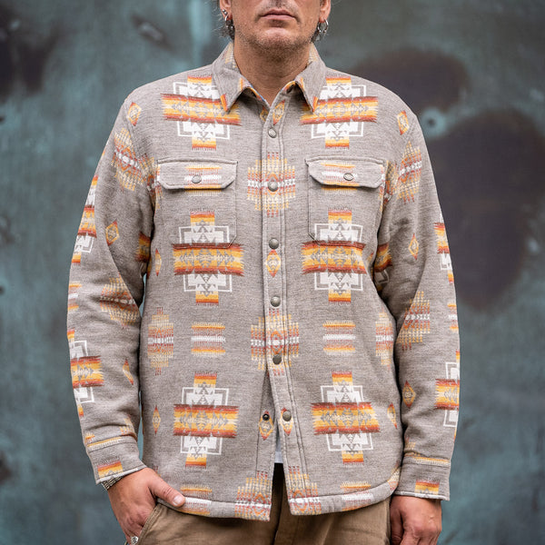 Pendleton Sherpa-Lined Shirt-Jacket – Chief Joseph / Tan