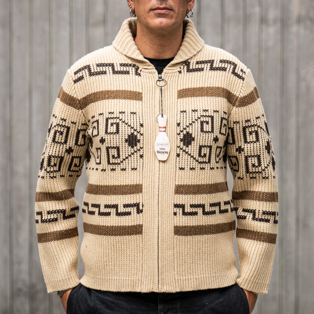 Pendleton Women's Long Westerley Cardigan - Tan/Brown