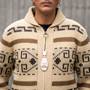 Pendleton The Original Westerley Cardigan – Tan/Brown