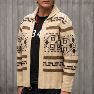Pendleton The Original Westerley Cardigan – Tan/Brown
