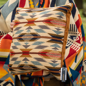 Pendleton Wyeth Trail Jacquard Pillow - Beige