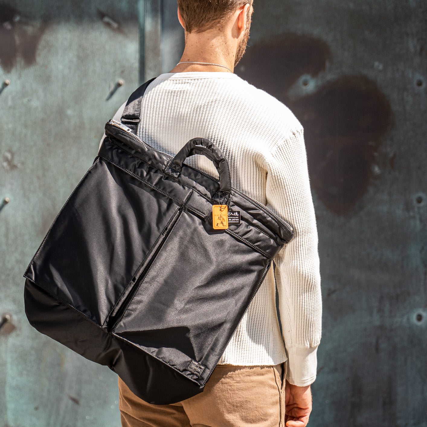 【購入卸値】PORTER TANKER 2WAY HELMETBAG セージグリーン バッグ