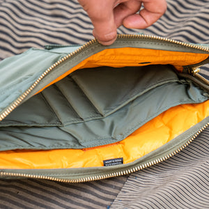 Porter Yoshida Tanker Document Case – Sage Green