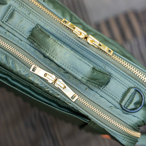 Porter Yoshida Tanker 3-Way Briefcase / Backpack (Business Class) – Sage Green
