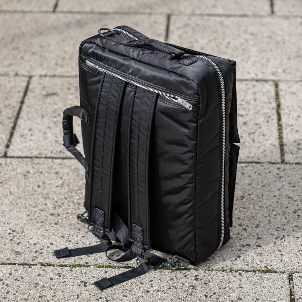 Porter Yoshida Tanker 3-Way Briefcase / Backpack (Economy) – Black 