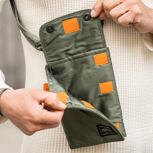 Porter Yoshida Tanker Travel Case - Sage Green