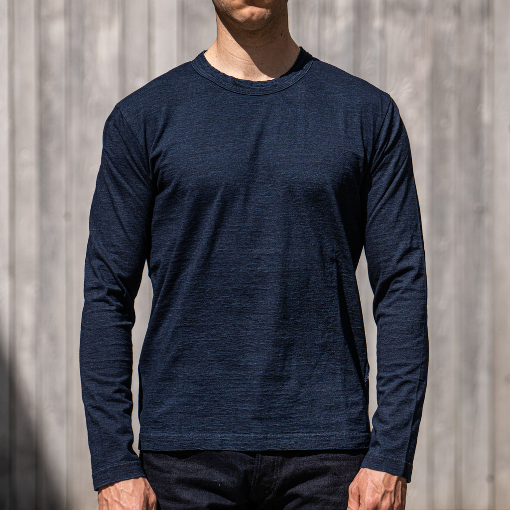Pure Blue Japan Indigo Dyed Long Sleeve