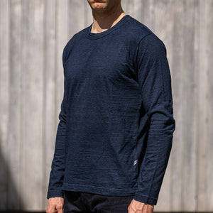 Pure Blue Japan Indigo Dyed Long Sleeve