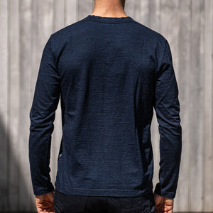 Pure Blue Japan Indigo Dyed Long Sleeve