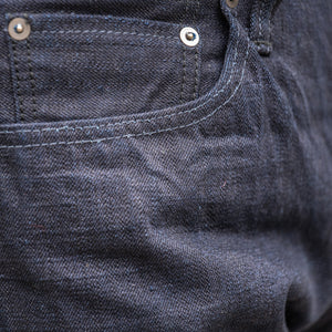 Pure Blue Japan 14oz Deep Indigo XX-019 - Relaxed Tapered