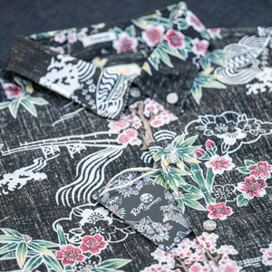 Reyn Spooner SAKURA SPRING Tailored BD-Aloha Shirt – Black