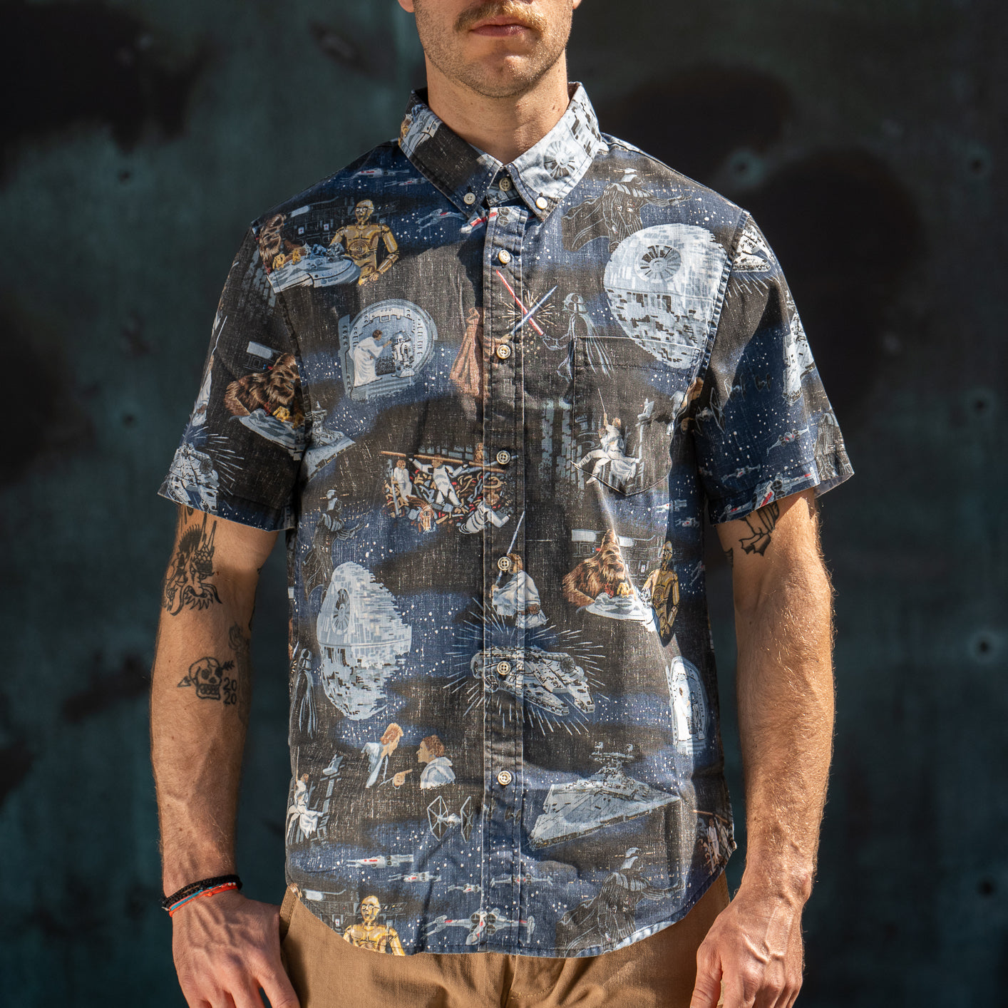 Reyn Spooner Men's Shirt - Blue - XL