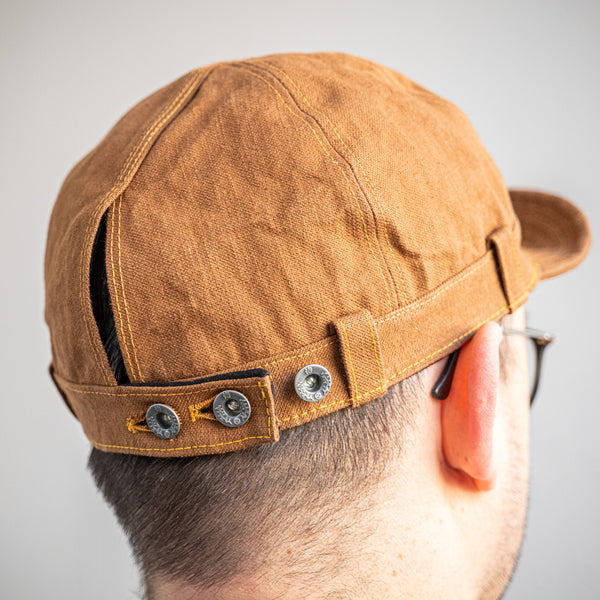 Samurai 15oz Selvedge Duck Work Cap - Brown