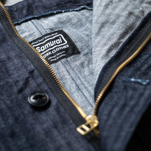 Samurai Jeans 13oz HBT Deck Pants – Indigo