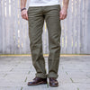 Samurai 15oz Heavy Selvedge Back-Sateen Chino - Slim Straight / Olive