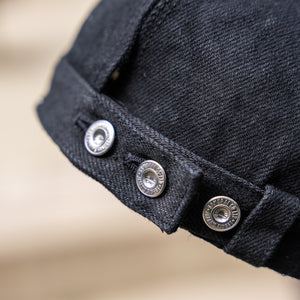 Samurai Jeans 17oz Color-Fast Black Selvedge Denim Work Cap