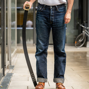 Samurai 2-Prong Heavy Curve Belt - Black