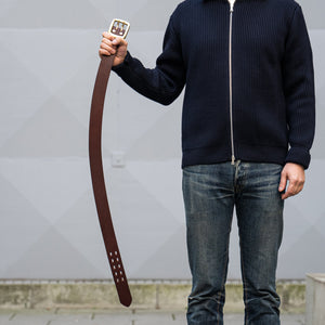 Samurai 2-Prong Heavy Curve Belt - Brown