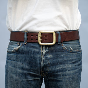Samurai 2-Prong Heavy Curve Belt - Brown