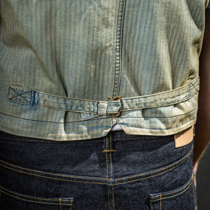 Scarti Lab Indigo Dobby Waist Coat – Old West Wash