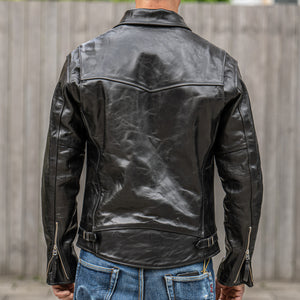 Simmons Bilt “Liberator” Leather Jacket – Black Clayton Monza Horsehide