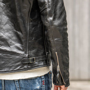 Simmons Bilt “Liberator” Leather Jacket – Black Clayton Monza Horsehide