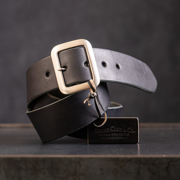 Sugar Cane Garrison Belt – Black