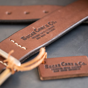 Sugar Cane Garrison Belt – Brown