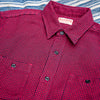 Sugar Cane "Houndstooth" Flannel Work Shirt – Bordeaux