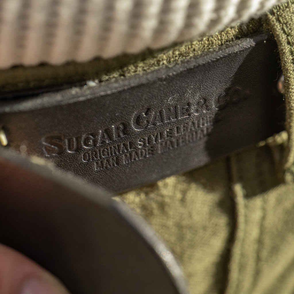 Sugar Cane Studded Belt - Black