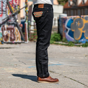 Sugar Cane 13oz Black Selvedge Type III Jeans - Slim Fit