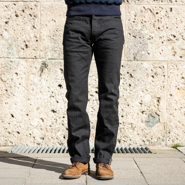 Sugar Cane 13oz Black Selvedge Type III Jeans - Slim Fit