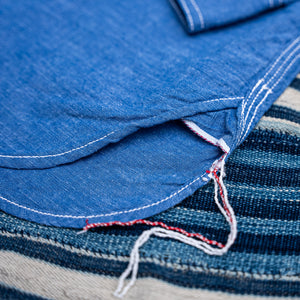 Sugar Cane Vat Dye Chambray Work Shirt – Blue