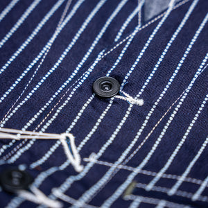 Sugar Cane 9oz Wabash Stripe Work Vest