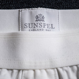 Sunspel Superfine Two-Button Shorts - White