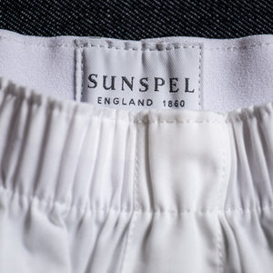 Sunspel Woven Boxer Short – White