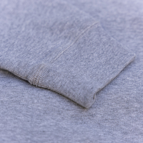 Sunspel Loopback Sweatshirt - Grey Melange