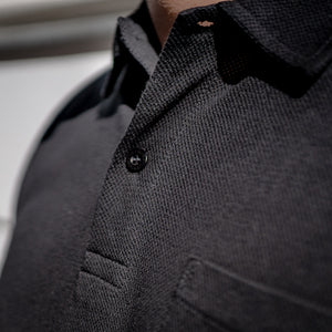 Sunspel Riviera Polo Shirt - Black