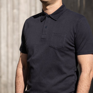 Sunspel Riviera Polo Shirt - Navy