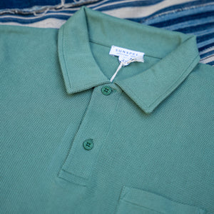 Sunspel Riviera Polo Shirt – Thyme