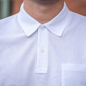 Sunspel Riviera Polo Shirt - White